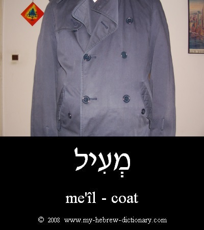 Coat in Hebrew