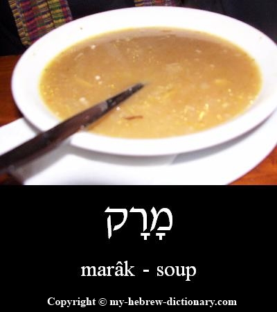 Soup in Hebrew