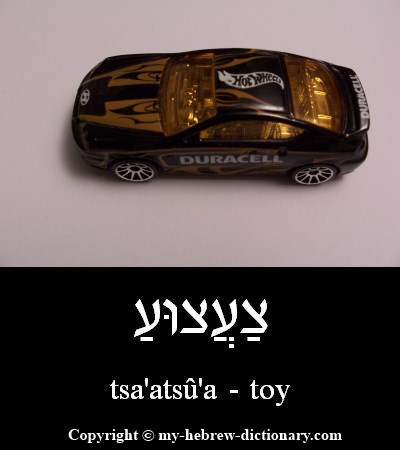 Toy in Hebrew