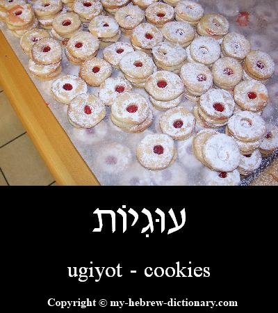 Cookies in Hebrew