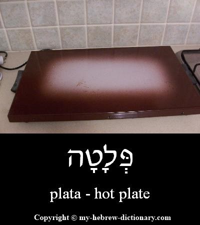 Hotplate in Hebrew