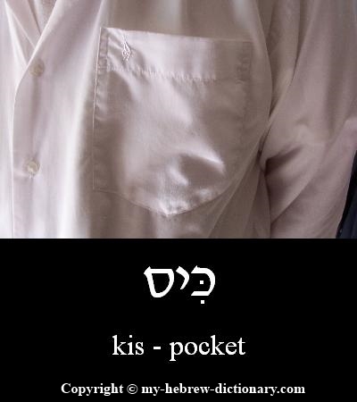 Pocket in Hebrew