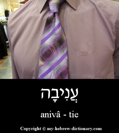 Tie in Hebrew